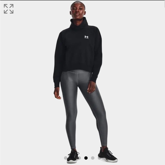 Under Armour Armour Rival Fleece Turtleneck Jumper - Picture 1 of 10